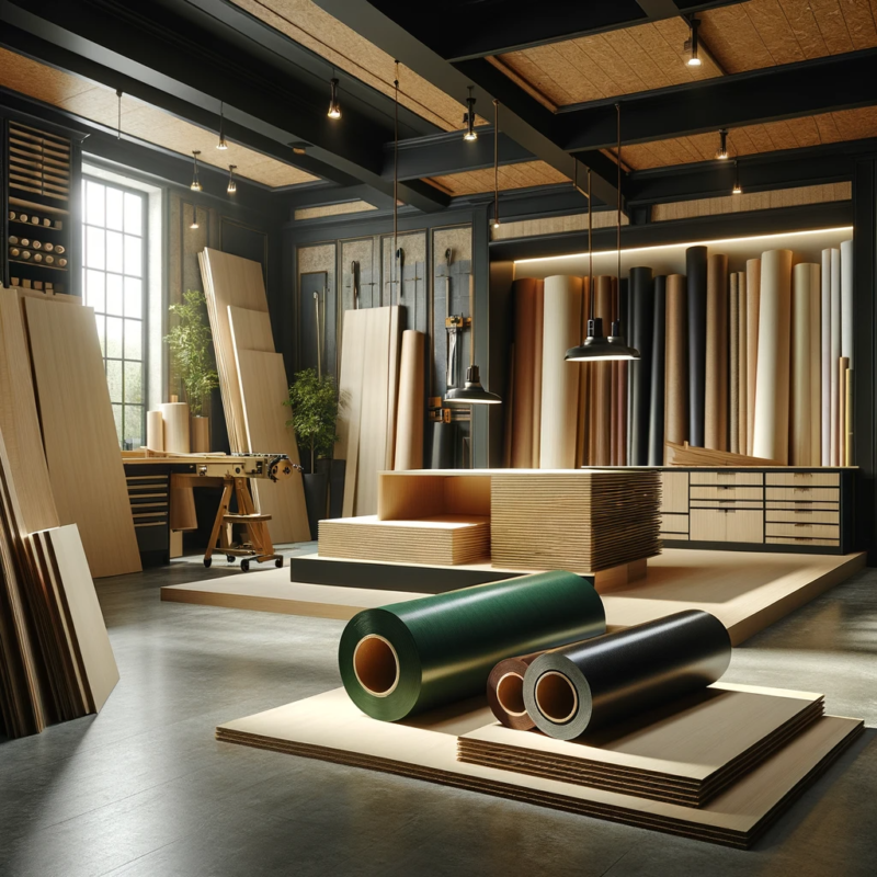 pvc foils, mdf